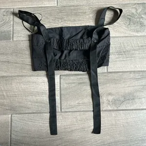 Zara eyelet crop top thumbnail 3