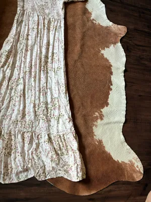 Women's Bebop maxi floral dress size medium 100% rayon thumbnail 2