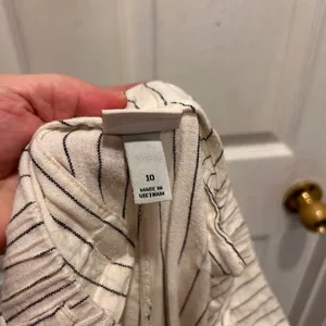 A New Day Women's Striped High Waist Pants Size‎ 10 Career Casual Linen Blend thumbnail 8