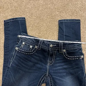 Miss Me Women's Skinny Jeans with Stitching Accent and Embellishment Size 26 thumbnail 7