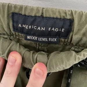 American Eagle Womens Joggers Olive Green Next Level Flex Solid Medium thumbnail 3
