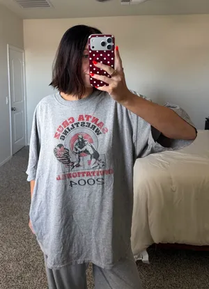 Gildan Y2K Santa Cruz wrestling tee thumbnail 1
