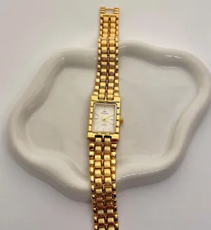 14K Gold Plated Sterling Silver Vintage Style Watch thumbnail 3