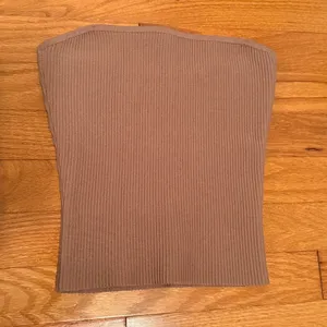 Aritzia Babaton Sculpt Knit Tube Top in Seville Tan thumbnail 2