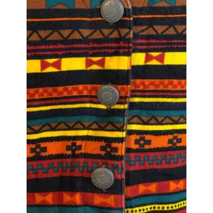 Vintage 90s Westbound Women’s S Southwestern Button Vest 100% Cotton Western thumbnail 2