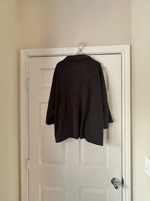 Dear Scarlett Dark Grey Cowl Neck 2 Piece Set Black Size M thumbnail 3