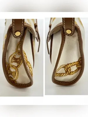 Celine vintage canvas leather Baguette bag thumbnail 3
