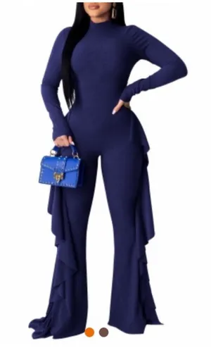 Size medium navy blue one piece jumper Size L thumbnail 1