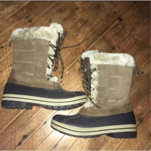 Magellan Outdoors, faux fur lace up duck boots thumbnail 5