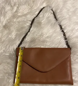 J.Crew 100% Leather Purse /Clutch tan/ brown color excellent condition thumbnail 11