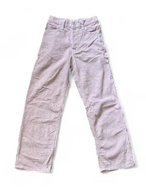 Levi's Premium Ribcage Straight Cord Ankle Jeans Pink Corduroy Pants Size 24 thumbnail 4
