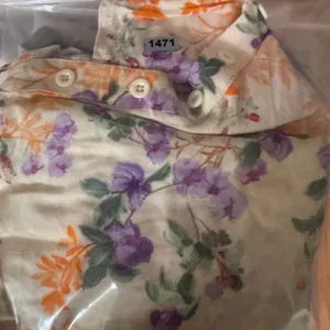 1471 | NWT Hippie Rose Floral Smocked Boho‎ Mini Dress Bone Large thumbnail 12
