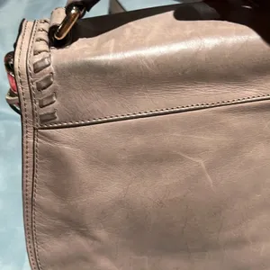 Rebecca Minkoff | Vanity Saddle Bag Almond Leather C9‎ thumbnail 7