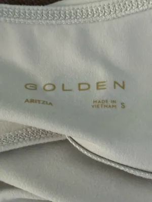 Aritzia Golden Butter Sway Romper in Matte Pearl thumbnail 5