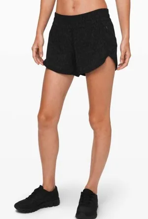 Lululemon Tracker Short V 3” Black Cheetah Shorts thumbnail 2