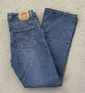 Y2K Vintage Levi's Nouveau 515 BootcutJeans Stretch Mid Rise Women's 8M x 29 thumbnail 1