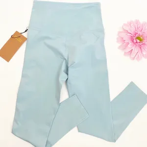 Girlfriend Collective High Rise Compressive Leggings: Sky Light Blue thumbnail 10