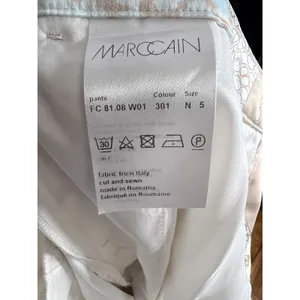 MARC‎ CAIN Leopard Print Satin Cropped Trousers Pants N5 Size 12 thumbnail 8