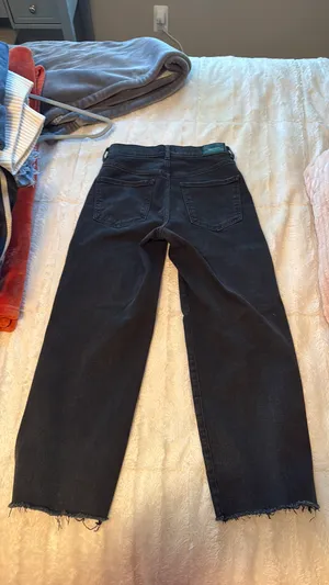 Express Cropped Wide-Leg Jeans High-Rise thumbnail 2