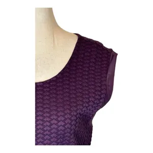 Opening Ceremony Dress Women‎ Large Purple Plum Cut Out Thalia Puckered Midi NWT thumbnail 8