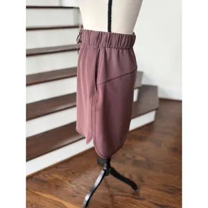 Lululemon On the Fly Dusty Purple Pull On Athletic Mini Skirt thumbnail 4