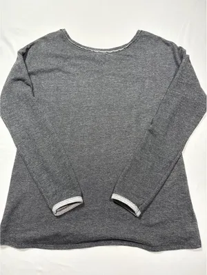 Cozy Charcoal Gray Aerie Long Sleeve Sweater - Size Small thumbnail 5