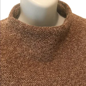 Zara Tweed Flecked Knit Lined Sheath Pencil Dress XS Career Fitted Mock Neck thumbnail 4