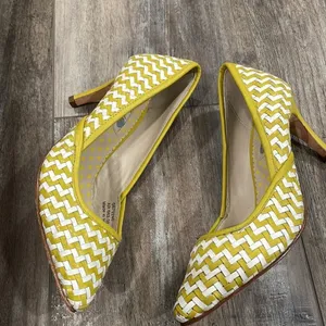 Boden Alice woven leather chevron pumps thumbnail 2