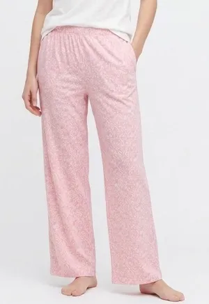 Charter Club Intimates Pajama Pants Womens XL Light Pink Ditsy Floral Print thumbnail 1