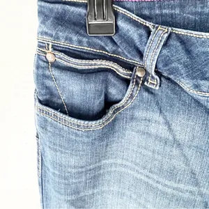 WRANGLER Blue Denim Pockets Distressed Bootcut Jeans 10 Rodeo Cowgirl Festival thumbnail 7