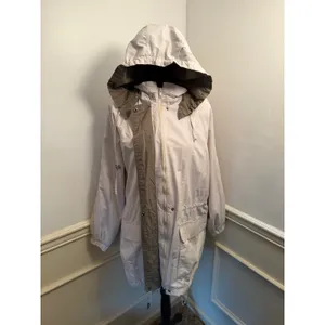 Vintage Mulberry Street Two-Tone Utility Jacket Ivory & Grey Gorpcore Coastal thumbnail 2