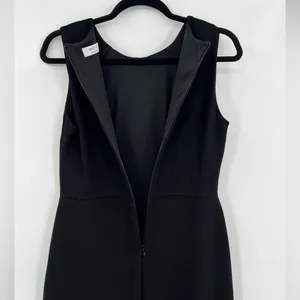 Bailey44 Sheath Midi Dress Sleeveless Cut Outs Zipper Lined Black Size Medium thumbnail 9