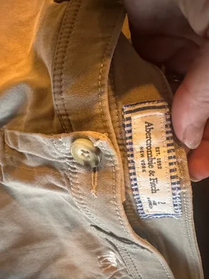 Abercrombie Shorts Low-Rise Khaki thumbnail 3