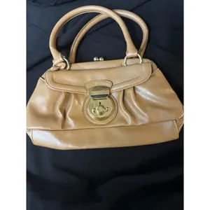 ALDO tan leather shoulder bag purse classic thumbnail 3