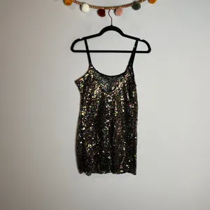 Free People sequin sheer mini dress thumbnail 6