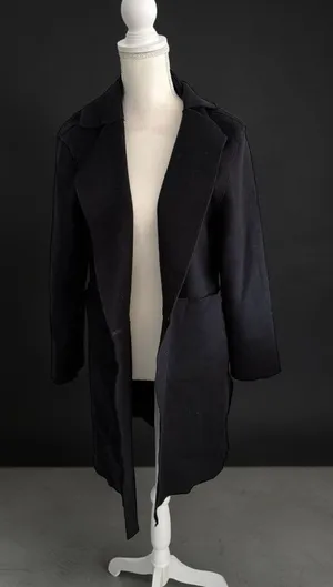 C LUXE Black Fall Coat Jacket Size Medium thumbnail 1