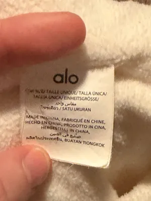 Alo Yoga Headband White thumbnail 4