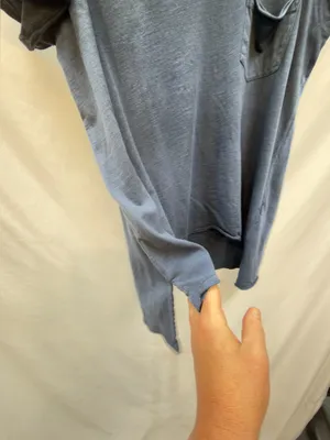 Free People We the Free Scoop Neck Pocket Tee size Large thumbnail 6