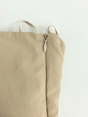 Zara Strapless Beige Jumpsuit Size L NWT thumbnail 8