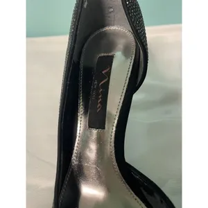 Nina Womens Corrine Black Rhinestone D'Orsay Heels Shoes 6.5‎ S-270 thumbnail 2