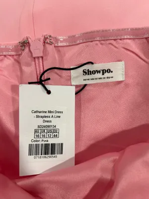New Showpo Catharine Mini Dress Strapless A Line Dress Size Large MSRP $119 thumbnail 8