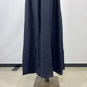 NWOT Farm Rio Linen Blend Black Sleeveless Maxi Dress Size L thumbnail 4