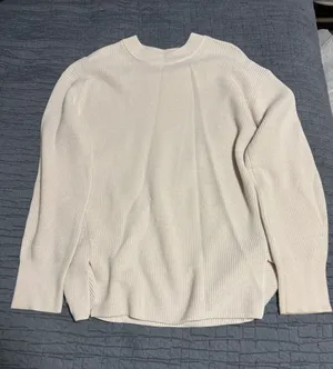 Lululemon women’s knit sweater cream color thumbnail 1