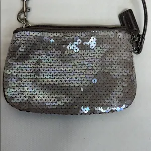 Coach Mermaid Sequin Wristlet with Shimmering Accents thumbnail 2