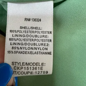 Halston Heritage Meadow Embellished Mint Green Strapless Chiffon Mini Dress $545 thumbnail 5