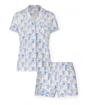Roller Rabbit Love Shack Fancy Pajamas Collab Monkey Bow  thumbnail 1