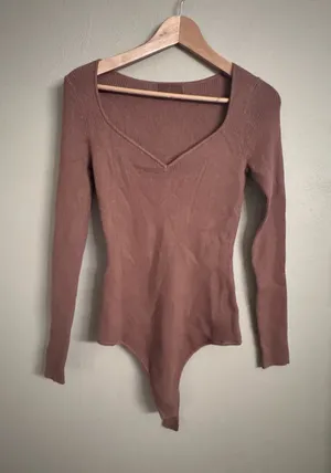 NUUDS Sweetheart Sweater Thong Bodysuitn thumbnail 1