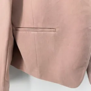 Eileen Fisher Blazer Women Large Pink Stretch Tencel Open Front Shawl S18DKA thumbnail 2