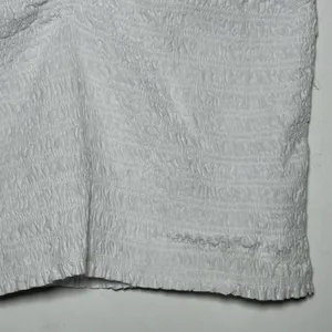 Madewell Smocked Ruched Crop Tank‎ Top White XL thumbnail 11
