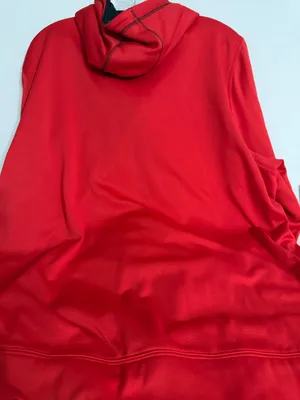 Under Armour Men’s Red Full-Zip Hoodie with Black Logo thumbnail 4